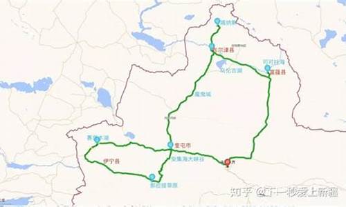 青海新疆自驾路线_青海新疆自驾路线图